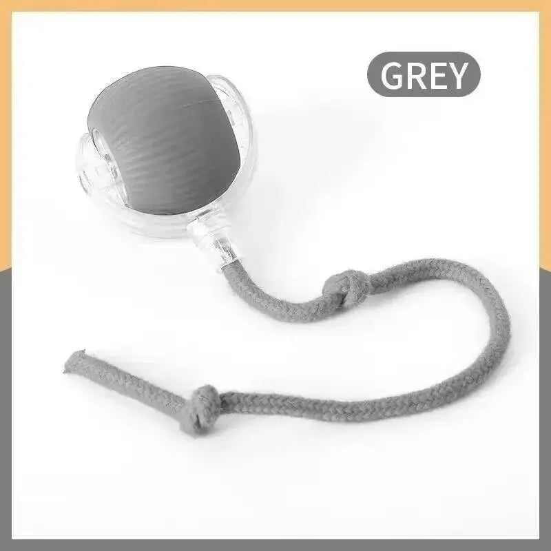 Style E Grey Color Interactive USB Rechargeable Pet Ball Toy for Dogs and Cats