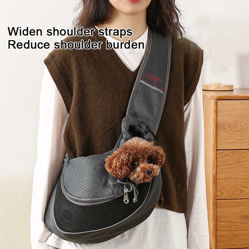 Pet Sling Carrier Backpack For Small Dogs & Cats