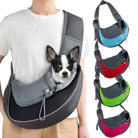 Pet Sling Carrier Backpack For Small Dogs & Cats