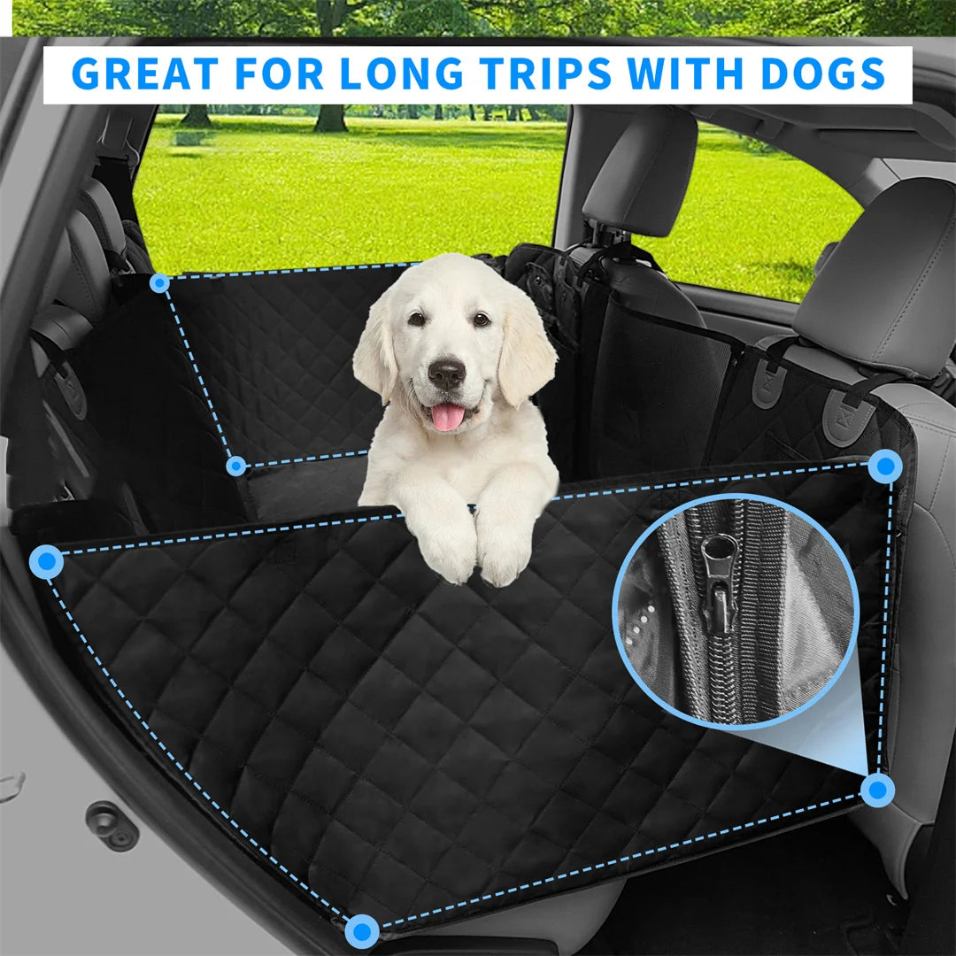 Waterproof Dog Car Backseat Extender Hammock Cover