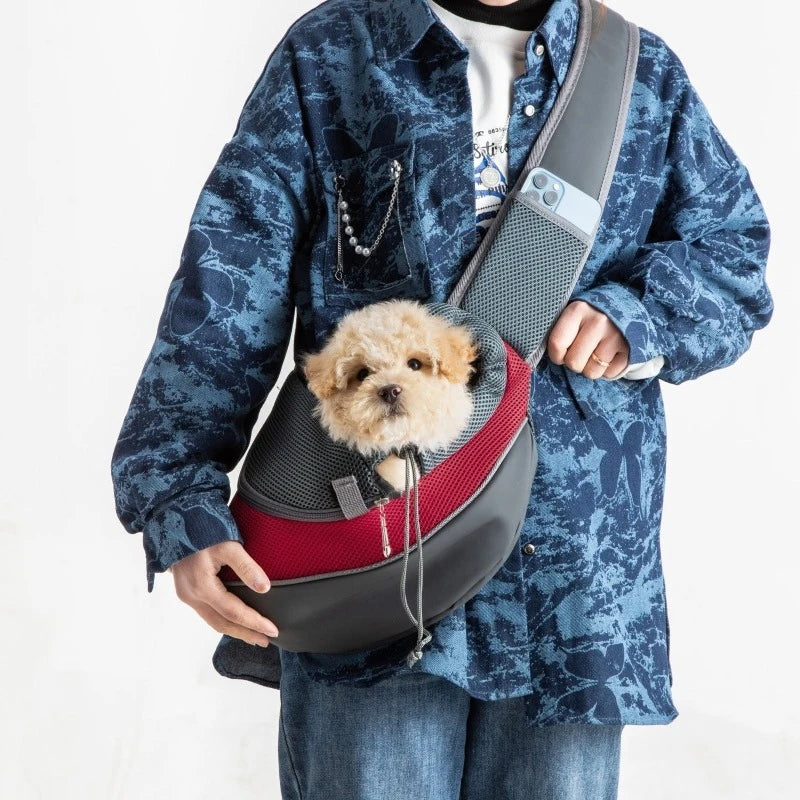 Pet Sling Carrier Backpack For Small Dogs & Cats