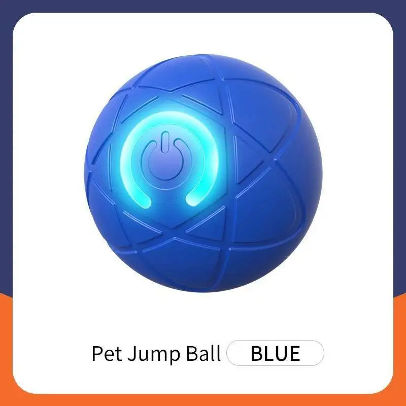 Style B Blue Color Interactive USB Rechargeable Pet Ball Toy for Dogs and Cats