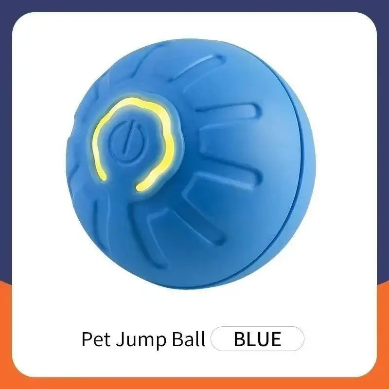 Style C Blue Color Interactive USB Rechargeable Pet Ball Toy for Dogs and Cats