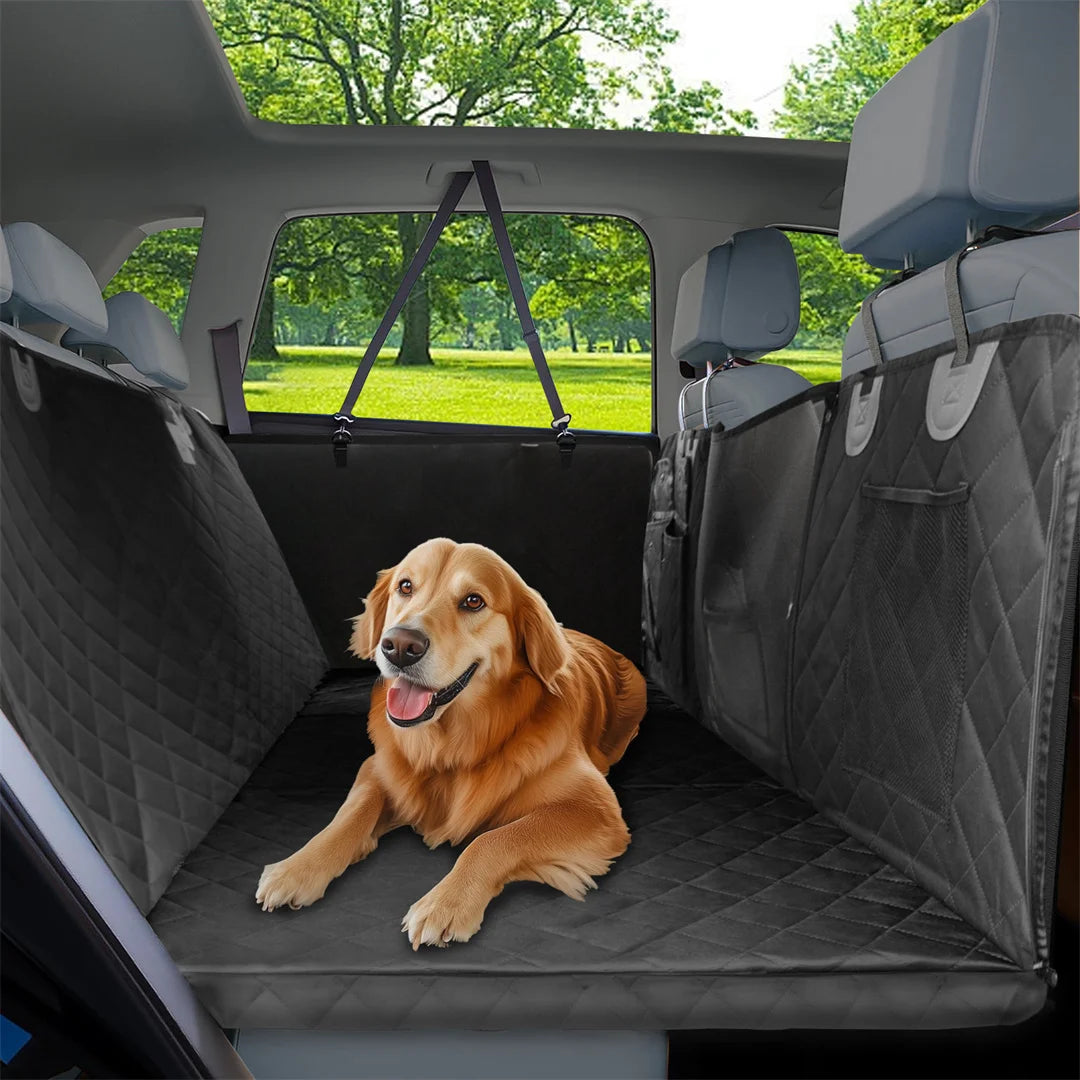 Waterproof Dog Car Backseat Extender Hammock Cover