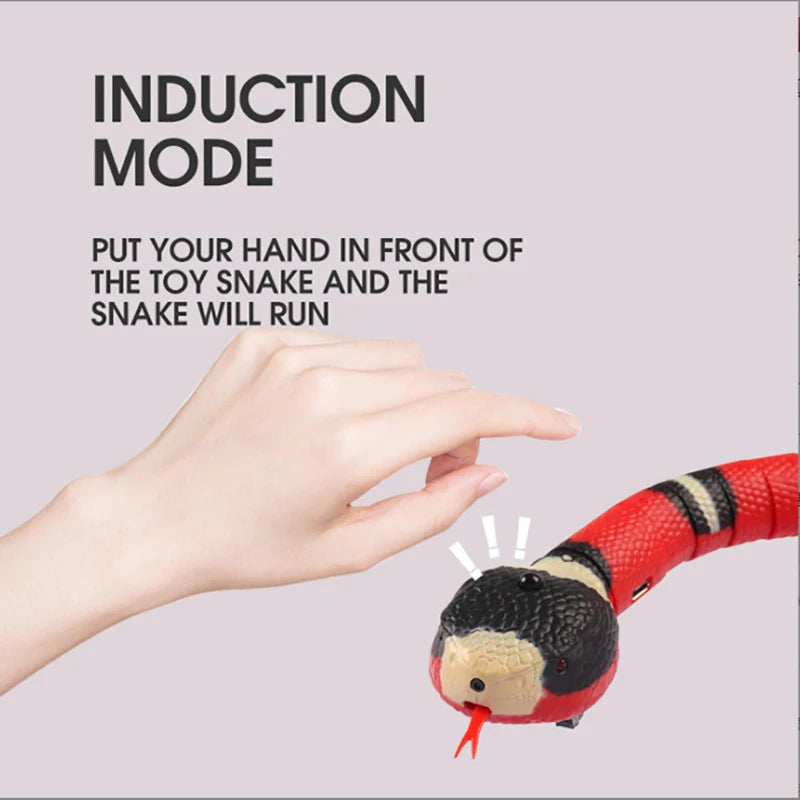 Interactive USB Charging Snake Toy For Cats