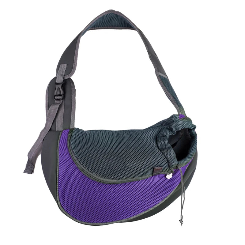 purple Color Pet Sling Carrier Backpack For Small Dogs & Cats