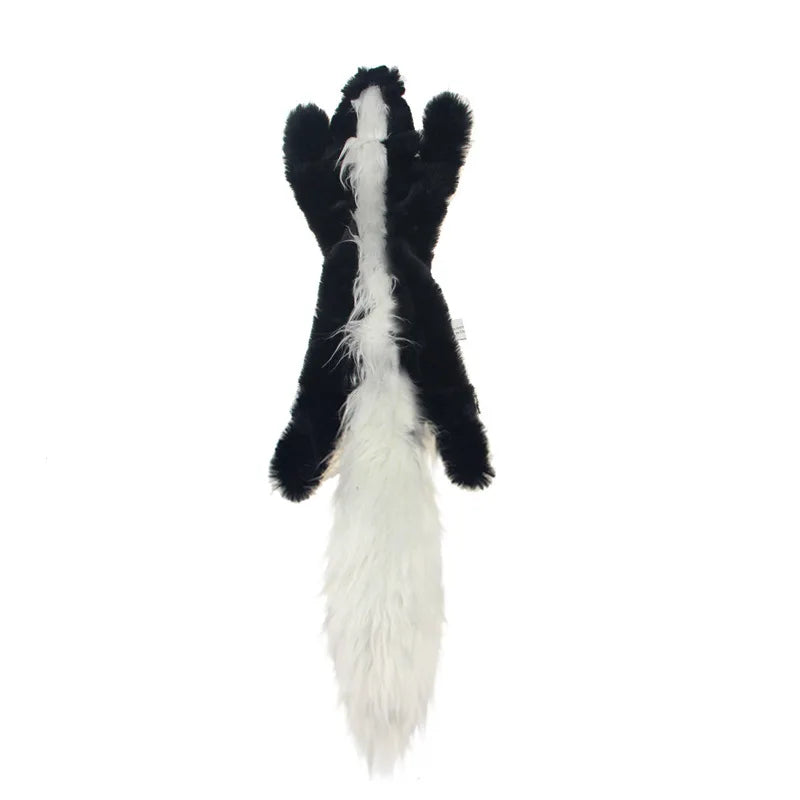 skunk Color Plush Dinosaur Chew Toy For Pets – Soft Fleece Playmate